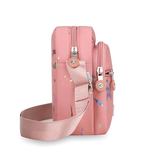 多层单肩斜挎包女包尼龙布防水妈妈包包轻便布包背包牛津布手机包 商品图5