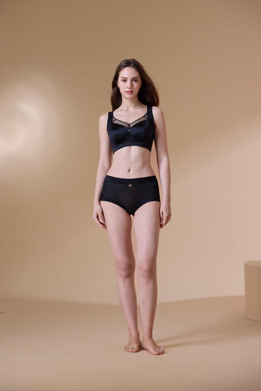 【6.9折限时优惠】【D杯单件】【秀黛】风韵灼灼软圈拼棉杯文胸【五排扣】S6110020D【门店同款】 商品图6