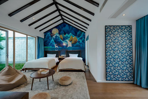 【绵竹·花厢九龙山院子】周末不加价！五星口碑亲子友好酒店
🏞️颜值TOP，九龙山下遛娃宝藏地
🌌独院200平+私密隐居，环境优美空气鲜 商品图8