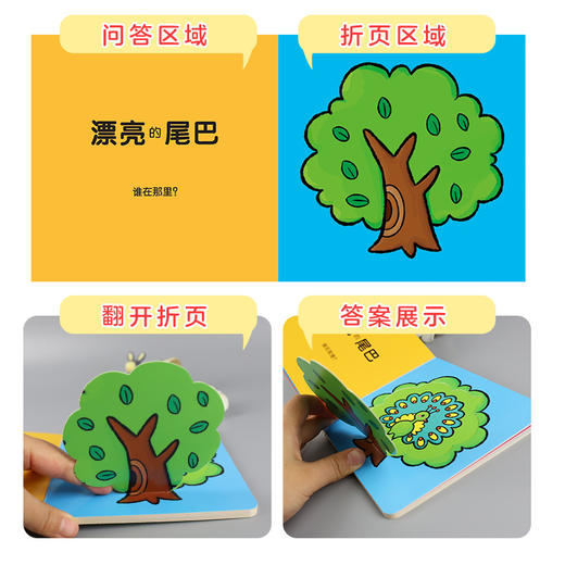 幼儿认知猜猜书6册套装0-3岁宝宝儿童启蒙认知游戏书猜猜我是谁绘本故事书早教书儿童绘本图书幼早教游戏书益智绘本立体书翻翻书 商品图1