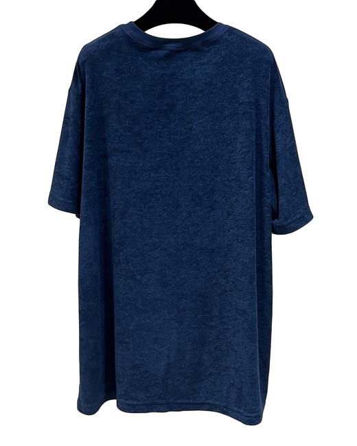 中性款刺绣提花毛巾料短袖T恤la010 商品图1