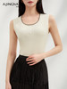 【低调优雅】阿菁娜极细羊毛U领针织背心F30C301010 商品缩略图3