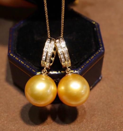 13mm金珠耳坠 商品图0