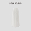 ROMI STUDIO“清新优雅” 醋酸凉感轻柔顺滑双开叉半身裙RWCRX42450 商品缩略图0