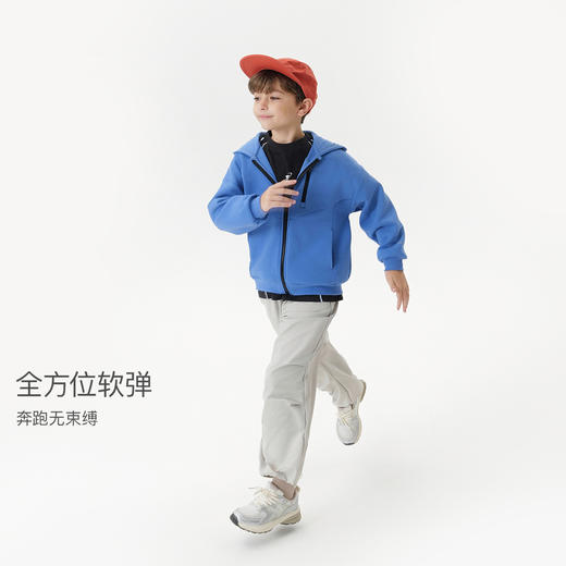 [吸湿速干]马克珍妮男女童轻弹速干伞兵裤儿童裤子秋装新品551268 商品图2