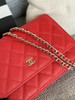 香奈儿woc链条包🉐️牛皮-红色银扣（粗球纹） 商品缩略图1