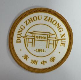 通版佛山市高明区东洲中学包边校徽校服礼姓名贴章可缝烫现货发51