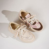 Westory2025年春季网纱镂空运动鞋板鞋系带花朵装饰深口鞋S25AM59441 商品缩略图0