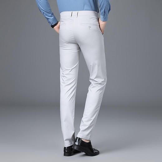 【吸湿透气】罗蒙春夏男休闲西裤舒适百搭直筒长裤时尚通勤男裤 商品图6