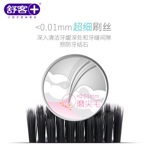 舒客炭丝能量牙刷超值4支装【XPTX】 商品图4