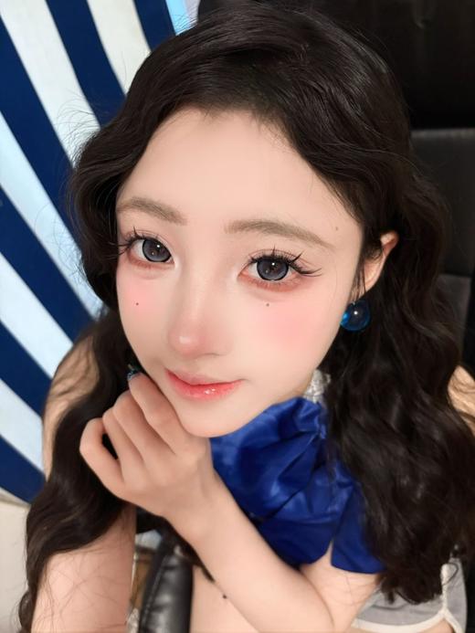 『大直径半年抛』 YEELENS-凌晨富士山 蓝-14.5mm【半年抛0-800度 无525/575】 商品图3