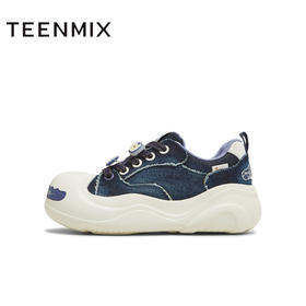 【天美意】BF天美意水果团子大头鞋运动板鞋女透气小白鞋25秋季新款CIK23CM5吊牌价799活动价469