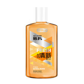 舒客专业清新漱口水（天然鲜橙）500ml 【XPTX】