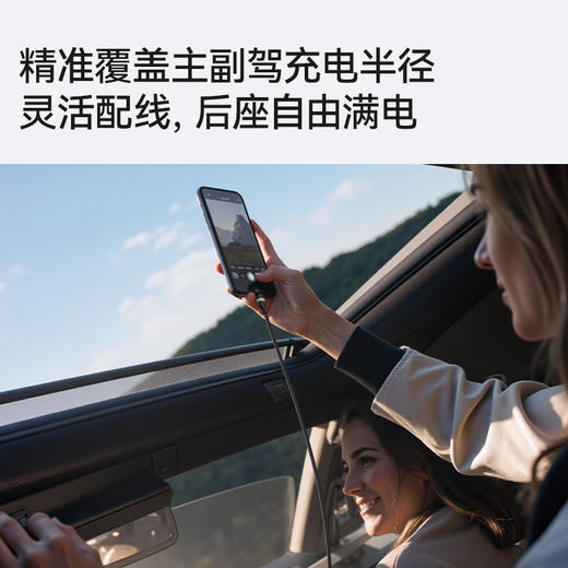 【新品】Anker安克 伸缩线车载充电器 独立双电路自带75cm伸缩线 兼容苹果安卓 A2738 商品图9