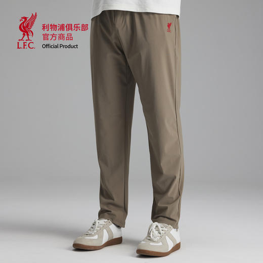 【官方正版】利物浦俱乐部 | 夏季灰咖色休闲裤男女款长裤休闲简约 商品图1