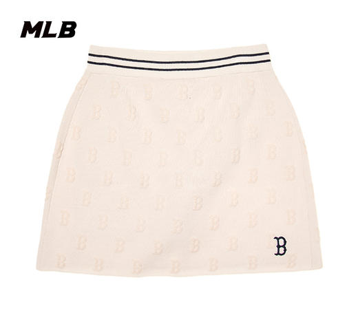 【M断码服】【微瑕，如无货做退款处理】MLB女款刺绣老花小标时尚经典包臀裙短裙24FW新款3FSKM0344 商品图0