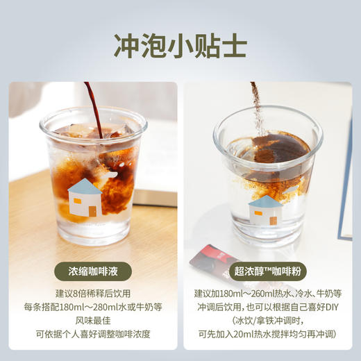 永璞咖啡液畅享装40杯4款风味🔺一个常温保存的Espresso🥤8倍浓缩，0糖0脂，排油解腻，大餐救星，减脂健身人士最爱！还送永璞手提收纳箱+蓝屋顶小房子玻璃杯 商品图4