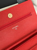 香奈儿woc链条包🉐️牛皮-红色银扣（粗球纹） 商品缩略图3