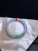 620450，60淡春彩手镯，淡淡的紫底，一截飘阳绿色 商品缩略图4