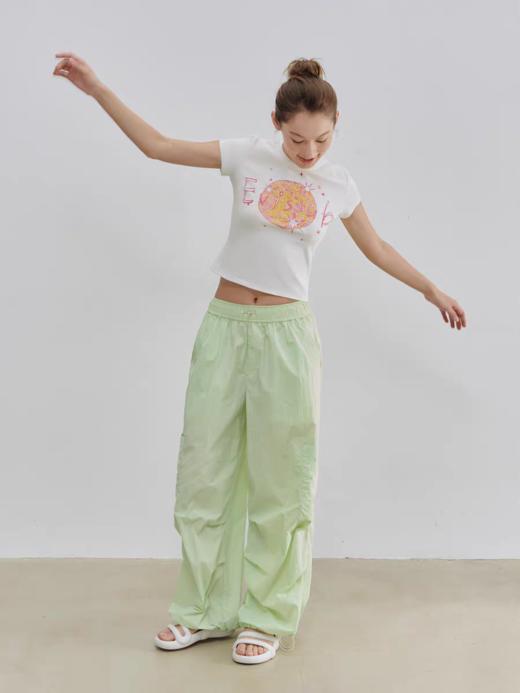 Evistub女装/E-5XDX788/精梳棉彩绘印花短袖女夏 商品图2