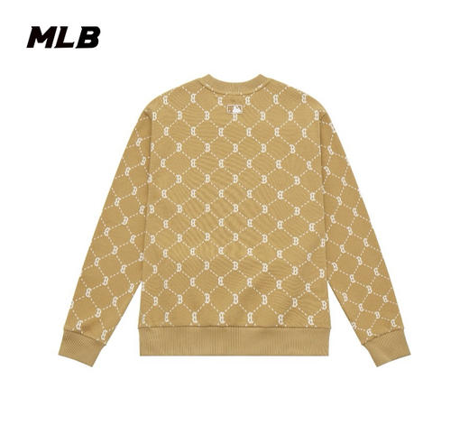 【L断码服】【微瑕，如无货做退款处理】MLB 老花系列24FW 满印老花休闲运动长袖套头圆领卫衣男女同款3AMTM1344 商品图3
