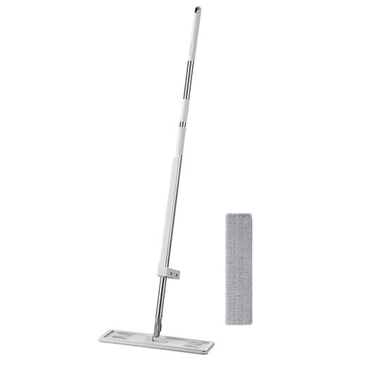 【批发】美丽雅免手洗45CM平板拖把不锈钢杆含2配布 1套 商品图0