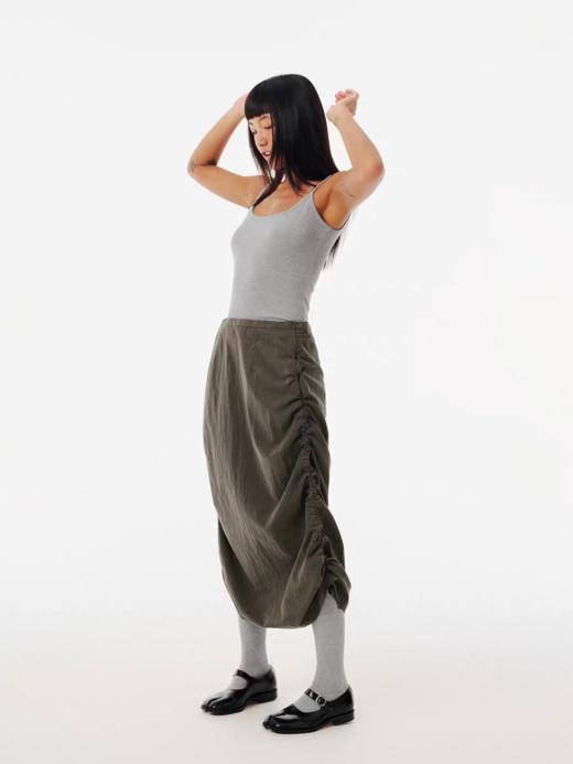 Evistub女装/E-5CCK055/复古砂洗抽绳工装裙女夏 商品图3