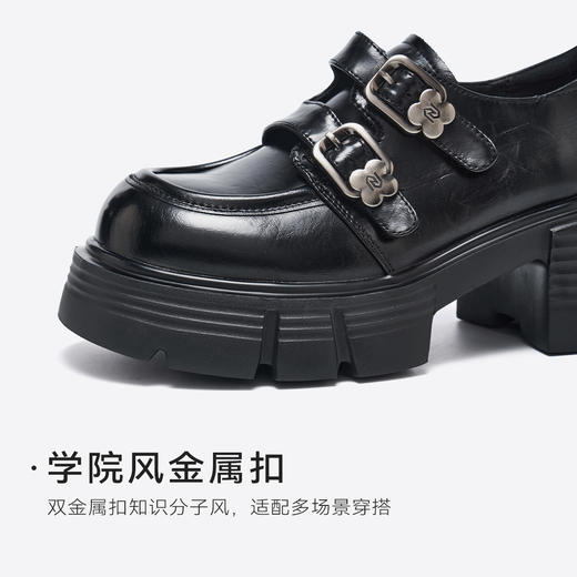 星期六金属花朵双口厚底乐福SSD3111491 商品图7