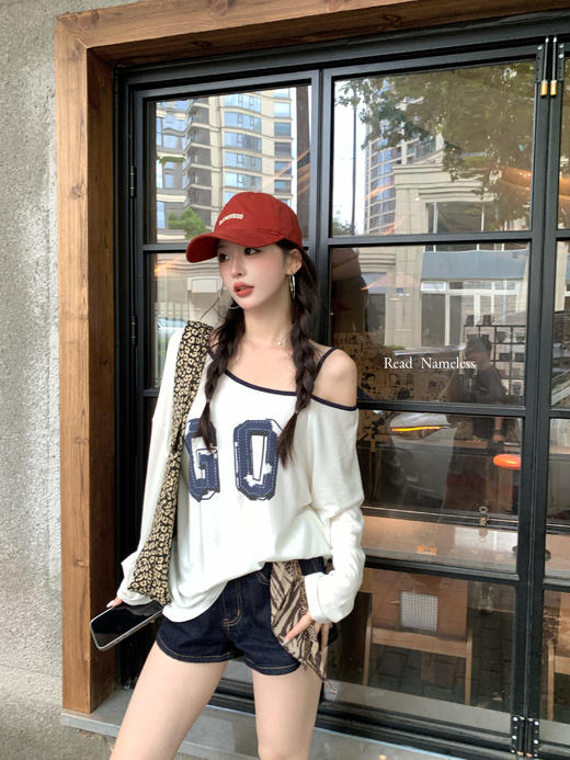 Read Nameless/超薄软天丝羊毛露肩T 2025/7/10 商品图12