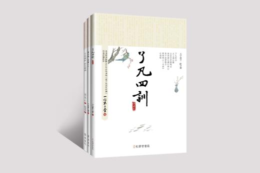了凡四训 训儿俗说+弟子规·孝经易解+了凡四训：诵读本 商品图0