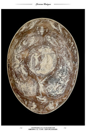 独角鹿西洋古董美国Incolay Studio复合石材精雕装饰壁挂古董摆件