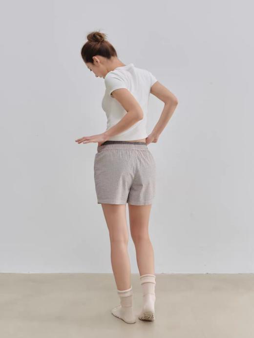 Evistub女装/E-5XDK774/复古色织格纹阿罗裤女夏 商品图2