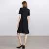 IWY/经典黑色短袖连衣裙女气质通勤酒店经理接待工作服职场套裙Q1416 商品缩略图4