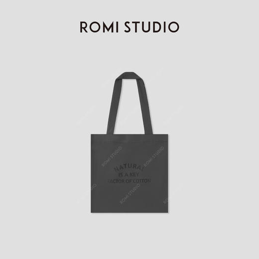 ROMI STUDIO“休闲简约”字母印花大容量方形单肩帆布包 RWCRP32646【发货时间：25-30天】 商品图1