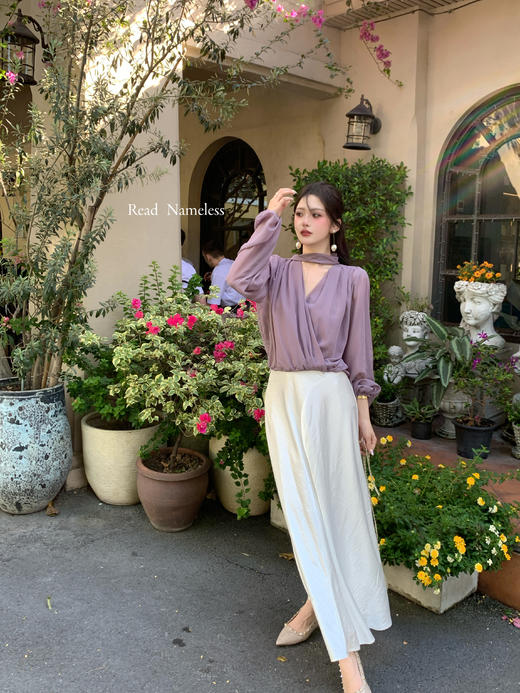 Read Nameless/优雅紫纱衬衫 2025/7/10 商品图11