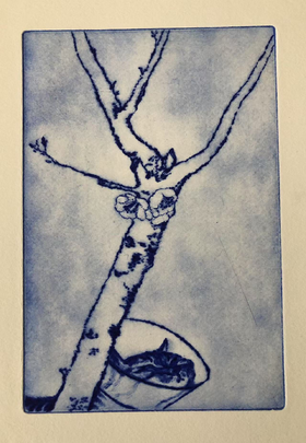 1/10 铜版画“望梅”
