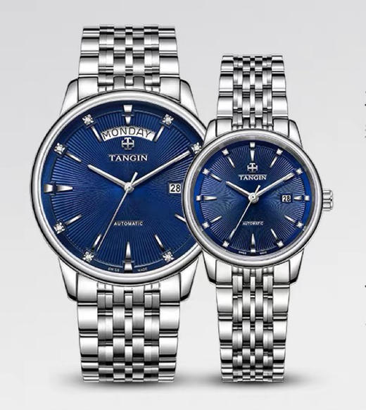 瑞士天珺时尚系列情侣表男表T7058GWBABB女表T7058LWBABB 商品图0