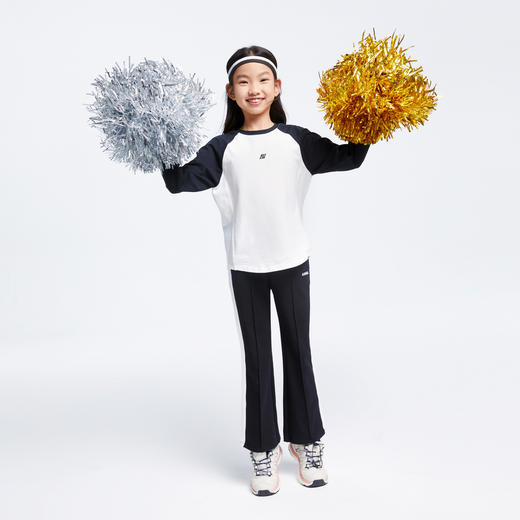 女童圆领长袖针织衫秋季新款安奈儿童装EG531610 商品图6