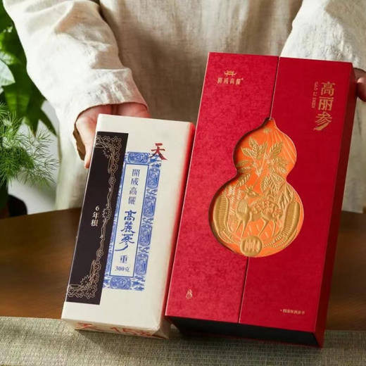 得幸X开成高俪红参整参|红参届的‘仙品’，稀有品相，收藏送礼都合适|切片打粉无礼盒 商品图0