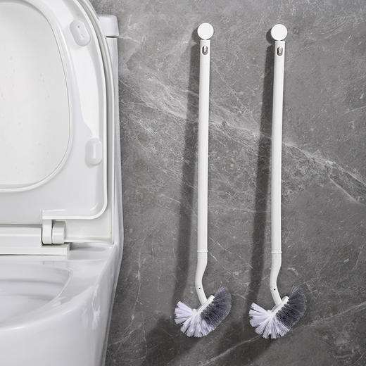 【批发】美丽雅长柄马桶刷家用无死角挂墙式缝隙清洁刷 1把 商品图2