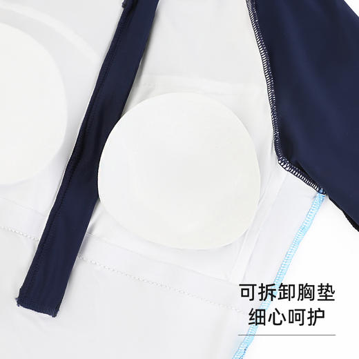 【140-160码】【商场同款】熳洁儿 女童款泳装运动风连体裙中大童夏季23206609 商品图4