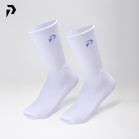 POPBASIC女士中筒运动跑步袜舒适透气缓震针织袜
