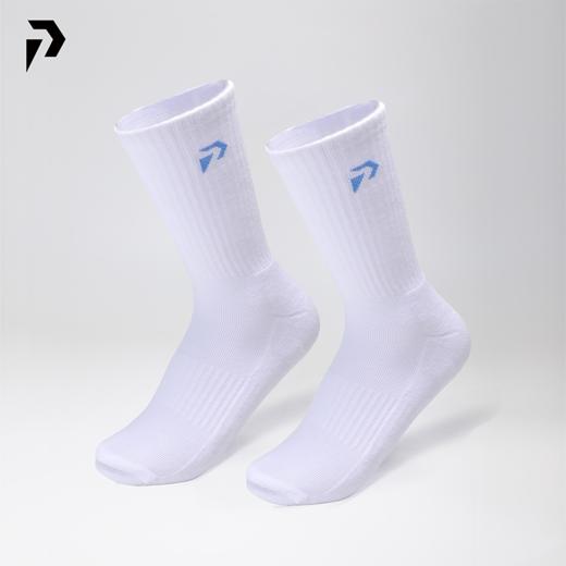 POPBASIC女士中筒运动跑步袜舒适透气缓震针织袜 商品图0