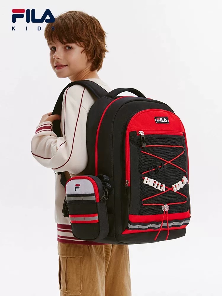 F!LA 中大童/成人双肩书包斜挎包两件套 特惠 Z-15492