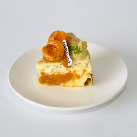 杏子&伯爵茶｜切片蛋糕