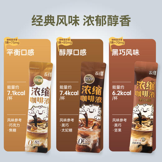 永璞咖啡液畅享装40杯4款风味🔺一个常温保存的Espresso🥤8倍浓缩，0糖0脂，排油解腻，大餐救星，减脂健身人士最爱！还送永璞手提收纳箱+蓝屋顶小房子玻璃杯 商品图2