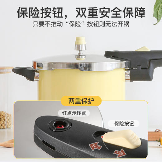 KIMS COOK高压锅家用燃气电磁炉通用压力锅100Kpa高压防爆锅 商品图4