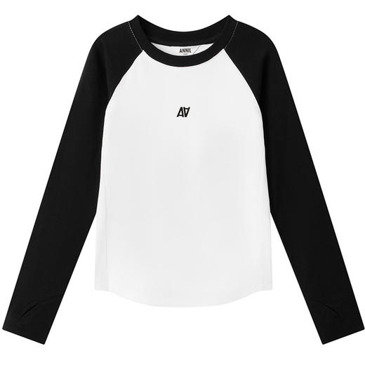 女童圆领长袖针织衫秋季新款安奈儿童装EG531610 商品图8