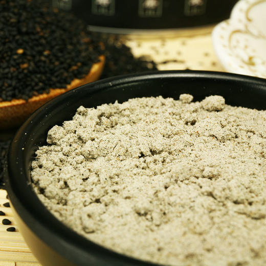 【大桥食品】黑芝麻粉500g/罐  ✅ ​​原色原香​​，​​无染色无添加​​，​​孕妇/儿童都能吃 商品图2