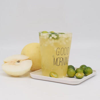 雀巢（Nestle）果维C+冰糖雪梨味840g/袋 富含维C 低脂果珍冲饮果汁粉 商品图1